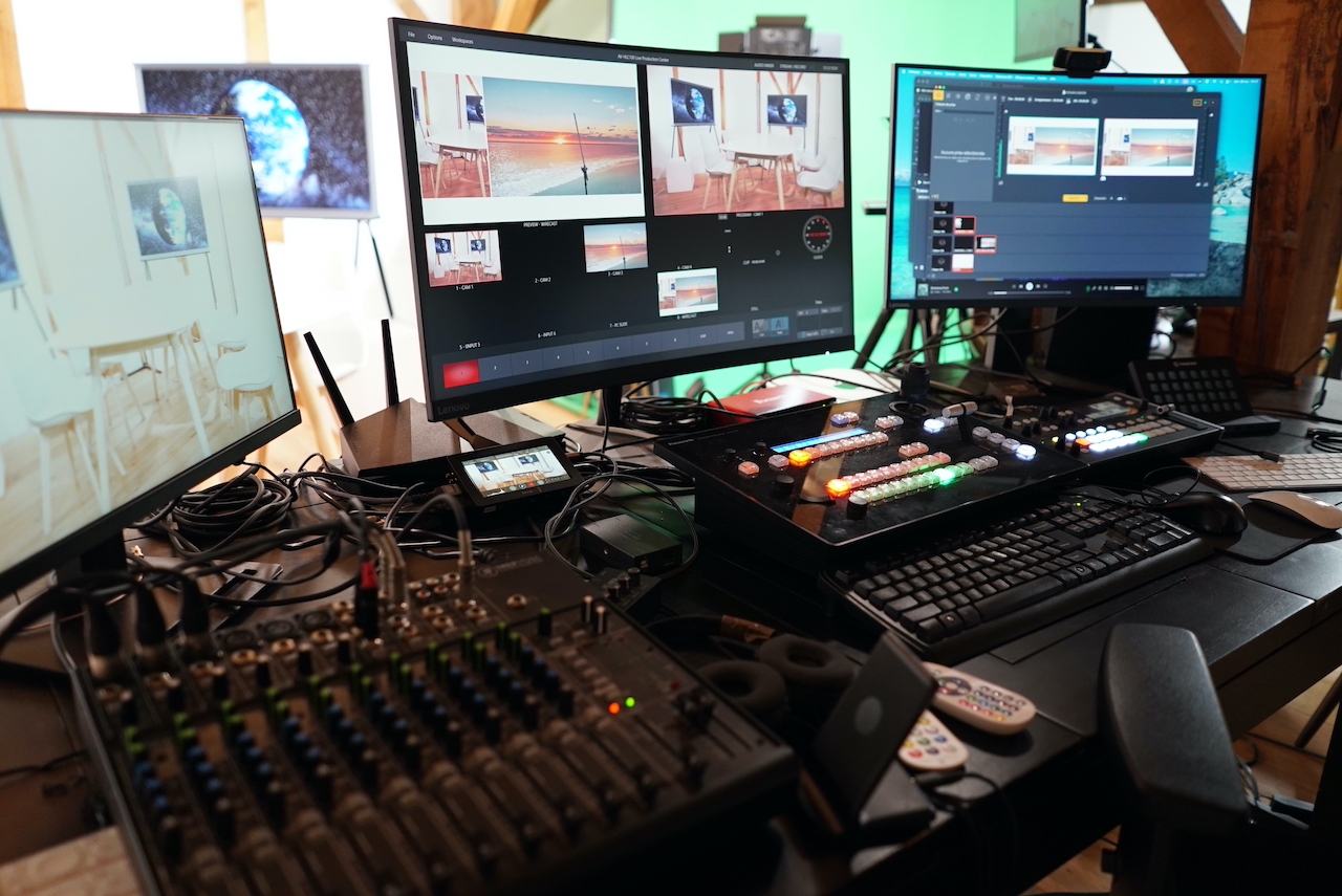 Régie multi-caméras du Studio Contis